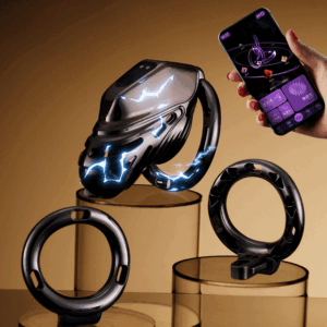 LOCKINK Electric Eel App-Controlled Chastity Cage with E-Stim product view