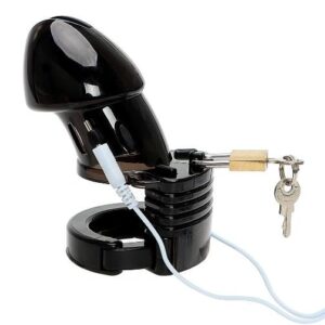 Instigator Wired E-Stim Compatible Plastic Chastity Cage product view