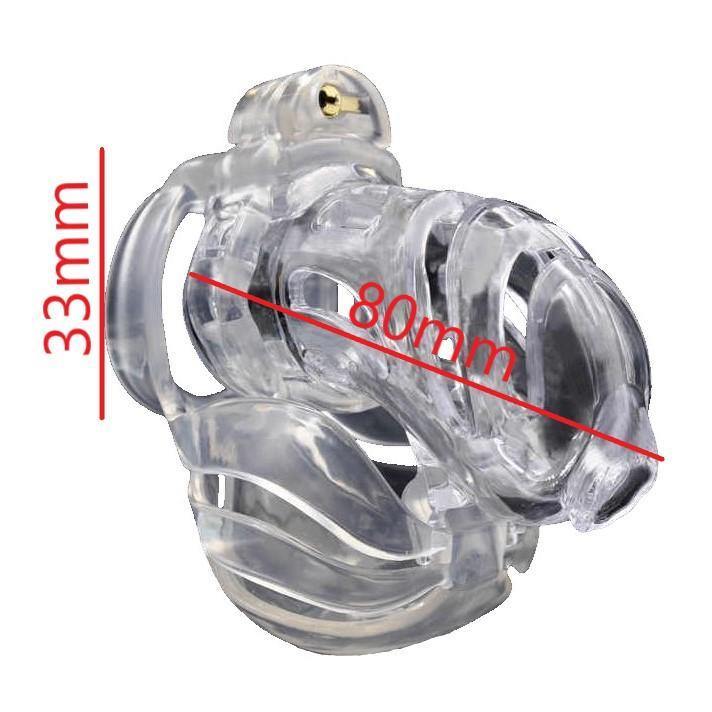 Integral PC E-Stim Compatible Chastity Cage with Removable Insert detail view