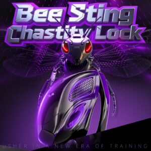 LOCKINK Bee Sting 10-Mode App-Controlled E-Stim Chastity Cage product view