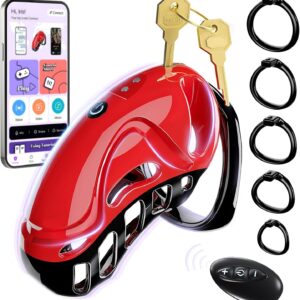 10-Mode Vibrating Chastity Cage with App and Remote Control product view