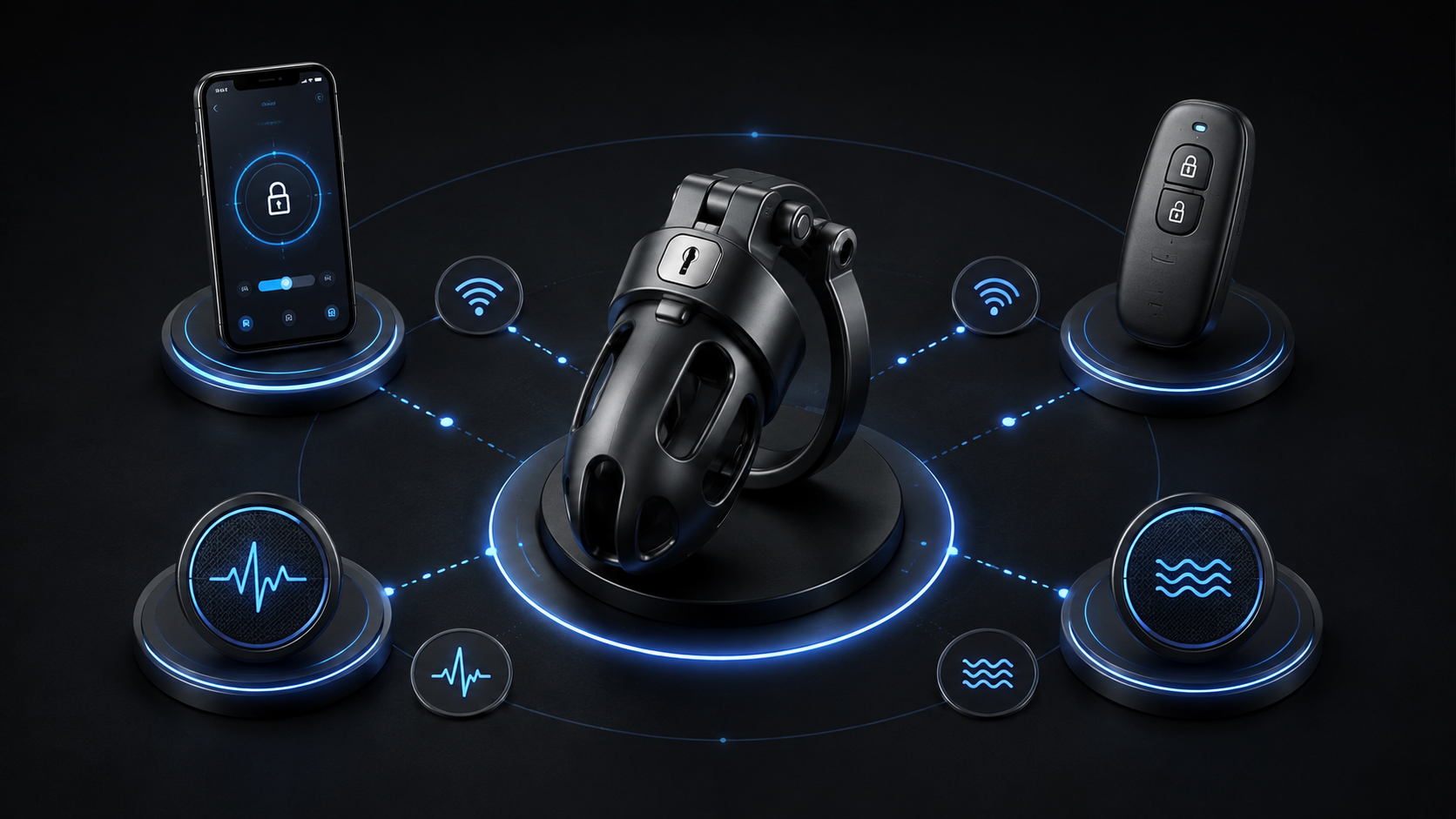 Featured image for Electric Chastity Buying Guide: App, Remote, E-Stim or Vibration?